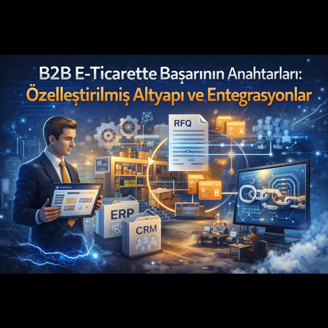 B2B E-Ticarette Başarının Anahtarları: Özelleştirilmiş Altyapı ve Entegrasyonlar