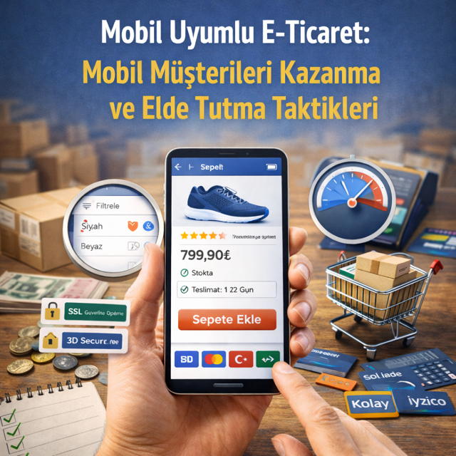 Mobil Uyumlu E-Ticaret: Mobil Müşterileri Kazanma ve Elde Tutma Taktikleri
