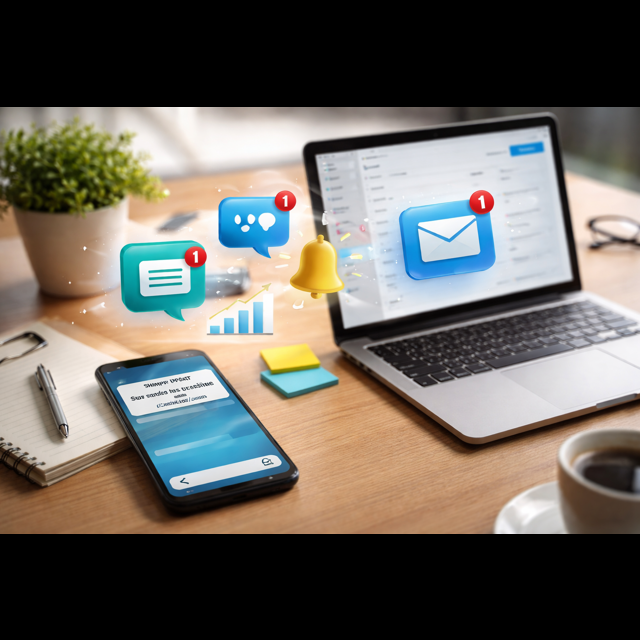 Gelişmiş SMS ve E-Posta Bildirimleri ile Müşteri İletişimini Güçlendirme