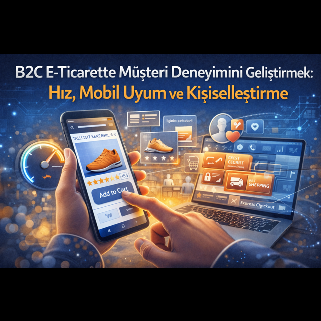 B2C E-Ticarette Müşteri Deneyimini Geliştirmek: Hız, Mobil Uyum ve Kişiselleştirme